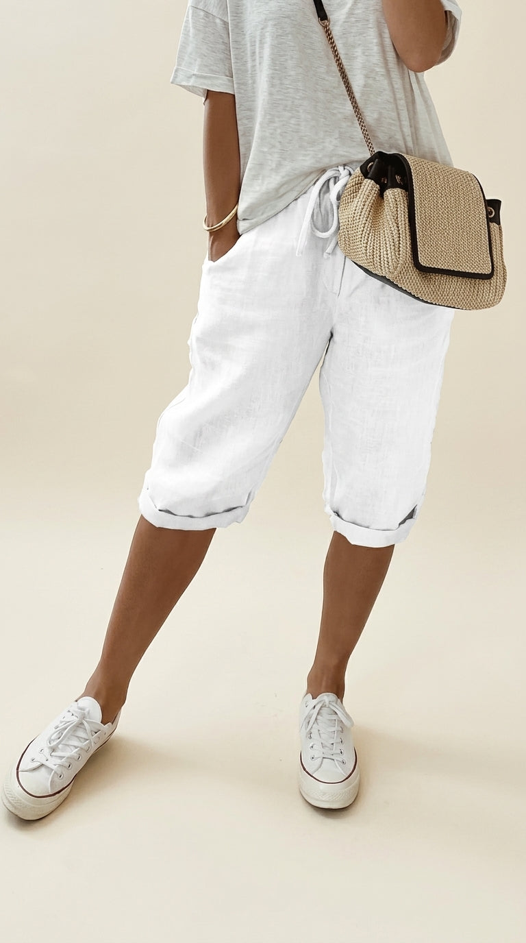 BERMUDAS DE ALGODÓN Y LINO PARA MUJER | OFERTA DÍA DE LAS FAVORITAS