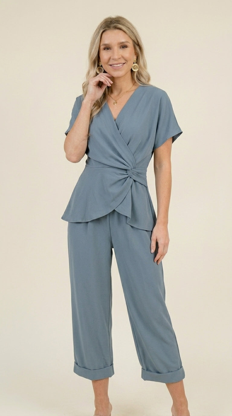 Canela | Conjunto elegante de dos piezas 70% de descuento HOY