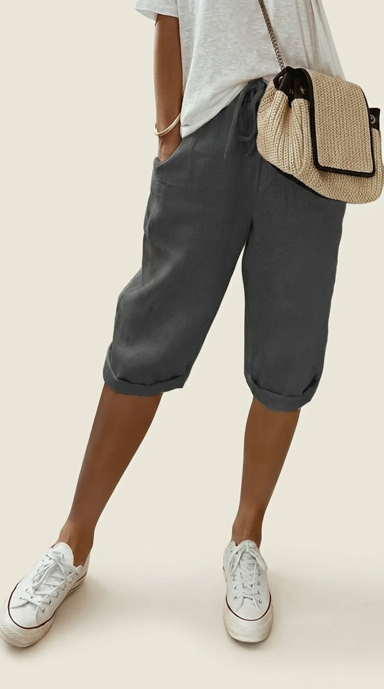 BERMUDAS DE ALGODÓN Y LINO PARA MUJER | OFERTA DÍA DE LAS FAVORITAS