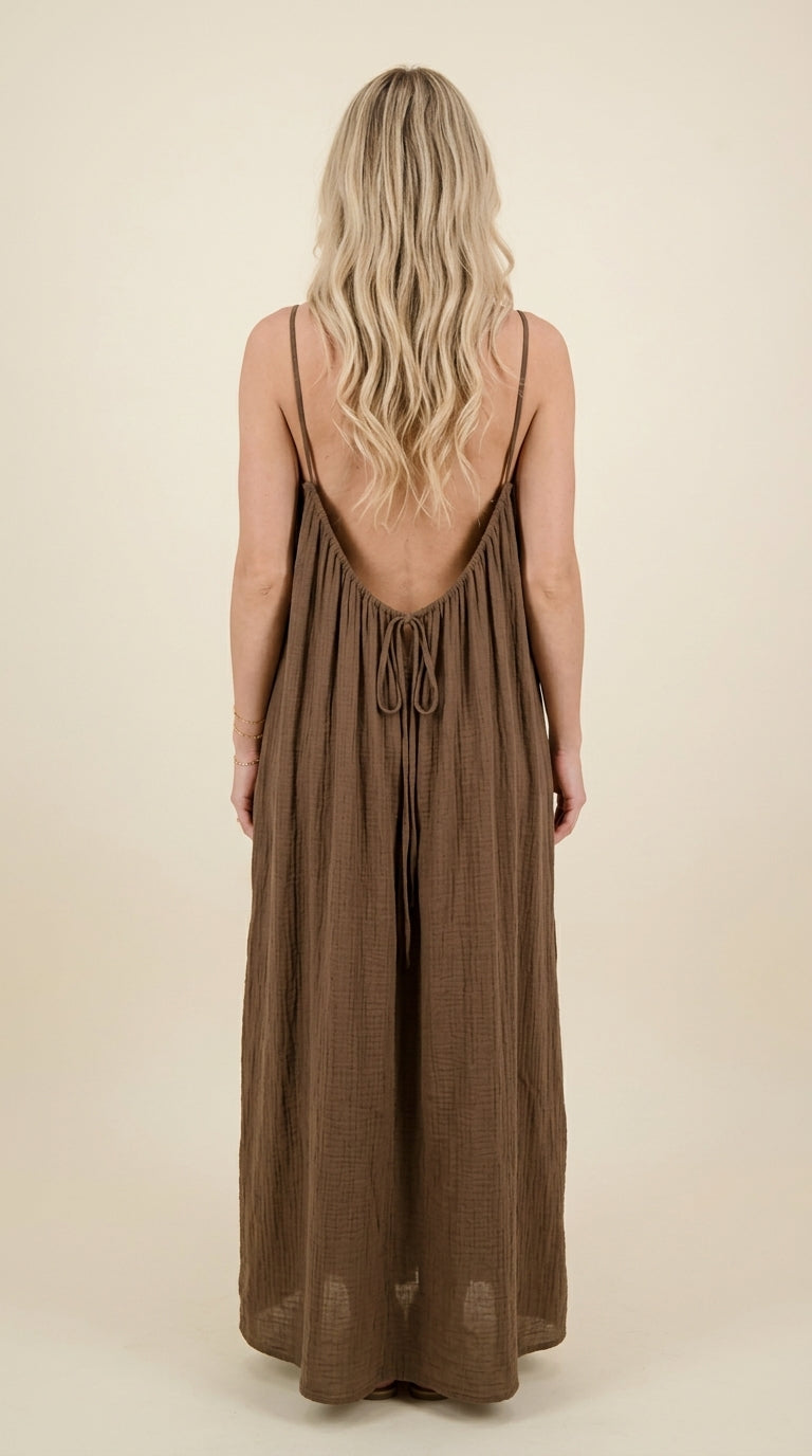 Sophia | Vestido largo sin espalda | Compra 1 y elige otro por 1€