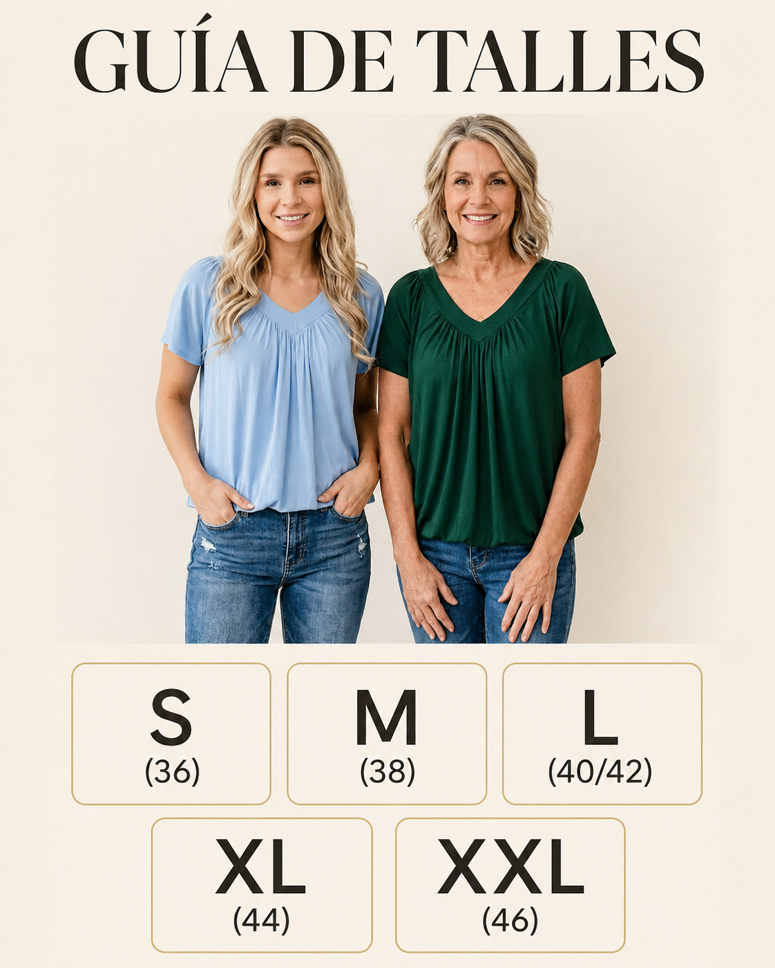 ÚLTIMO DÍA 50% DE DESCUENTO + 30% EXTRA EN LA 2DA | Camiseta favorecedora de mujer