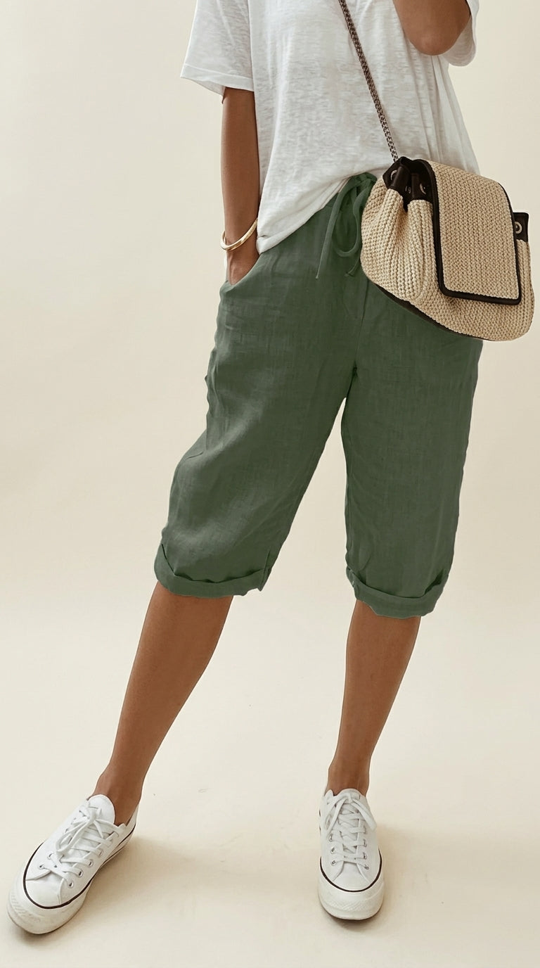 BERMUDAS DE ALGODÓN Y LINO PARA MUJER | OFERTA DÍA DE LAS FAVORITAS