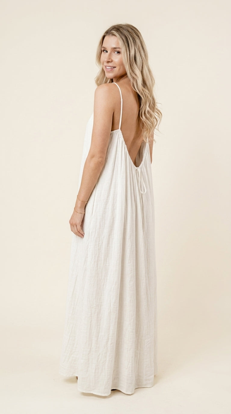 Sophia | Vestido largo sin espalda | Compra 1 y elige otro por 1€