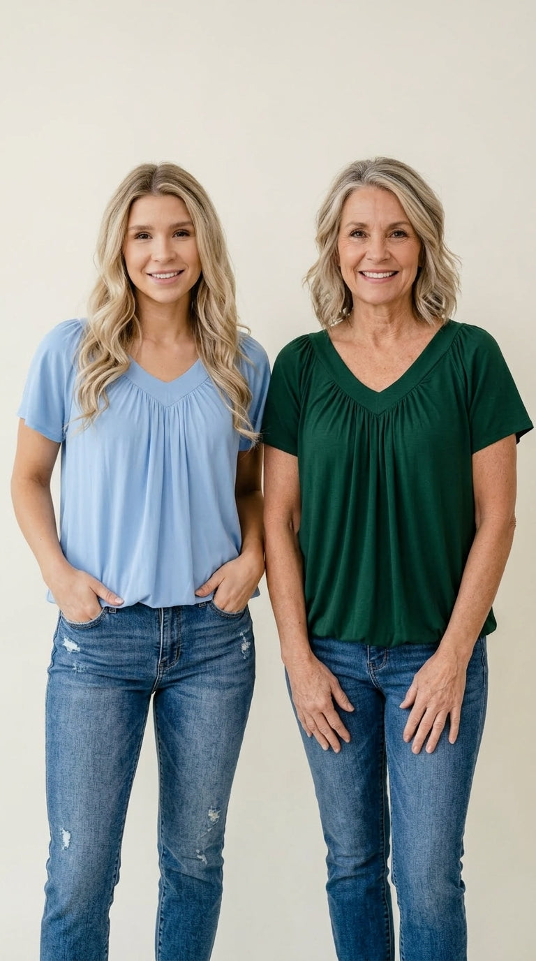 ÚLTIMO DÍA 50% DE DESCUENTO + 30% EXTRA EN LA 2DA | Camiseta favorecedora de mujer