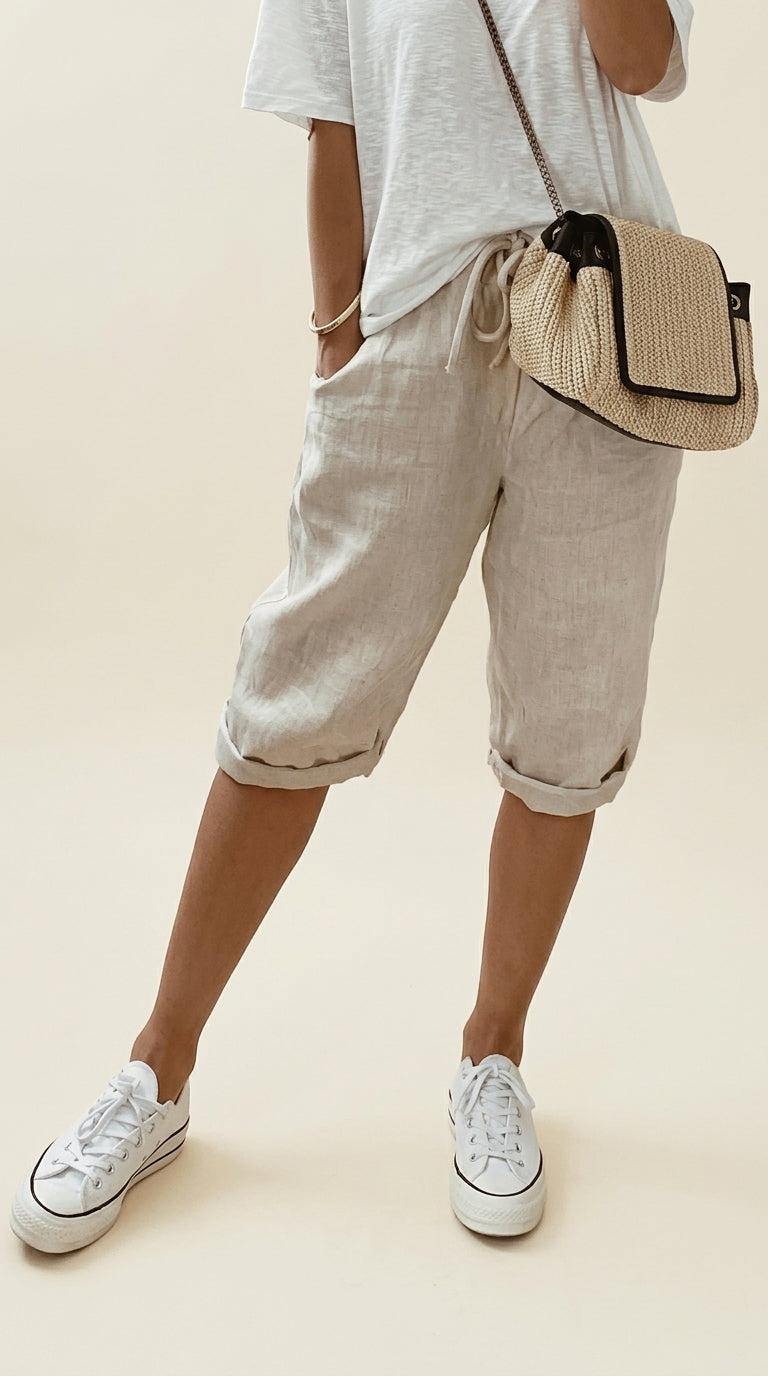 BERMUDAS DE ALGODÓN Y LINO PARA MUJER | OFERTA DÍA DE LAS FAVORITAS